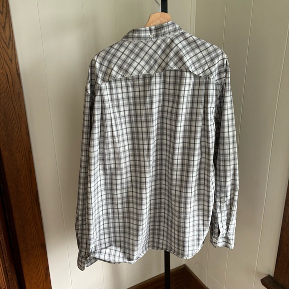 Alaskan Hardgear AKHG Duluth Vented Gray Plaid Button Up L/S Shirt Men's 2XL - Picture 7 of 7